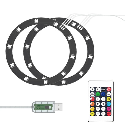 RGB LED Light Strip for PS5/PS5 Slim RGB Led Strip Light Ring Kit Decal Decoration Accessories for PS5 Slim Game Console